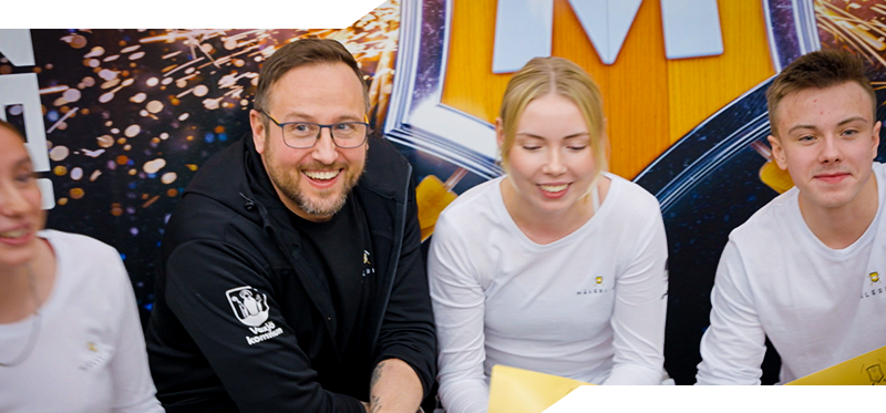 Tord Magnusson vid castingen till Måleri-SM