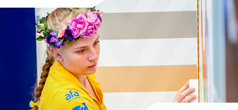 Wilma Engelbrektsson under VM i Lyon